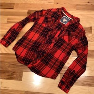 Arizona Red & Black Flannel